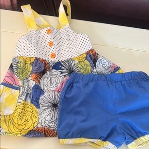 Colorful Floral Kids Matching Set